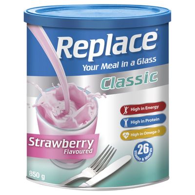 REPLACE CLASSIC STRAWBERRY 850G