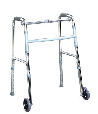Walker folding with 2 wheels