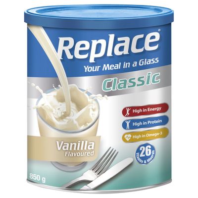 REPLACE CLASSIC VANILLA 850G