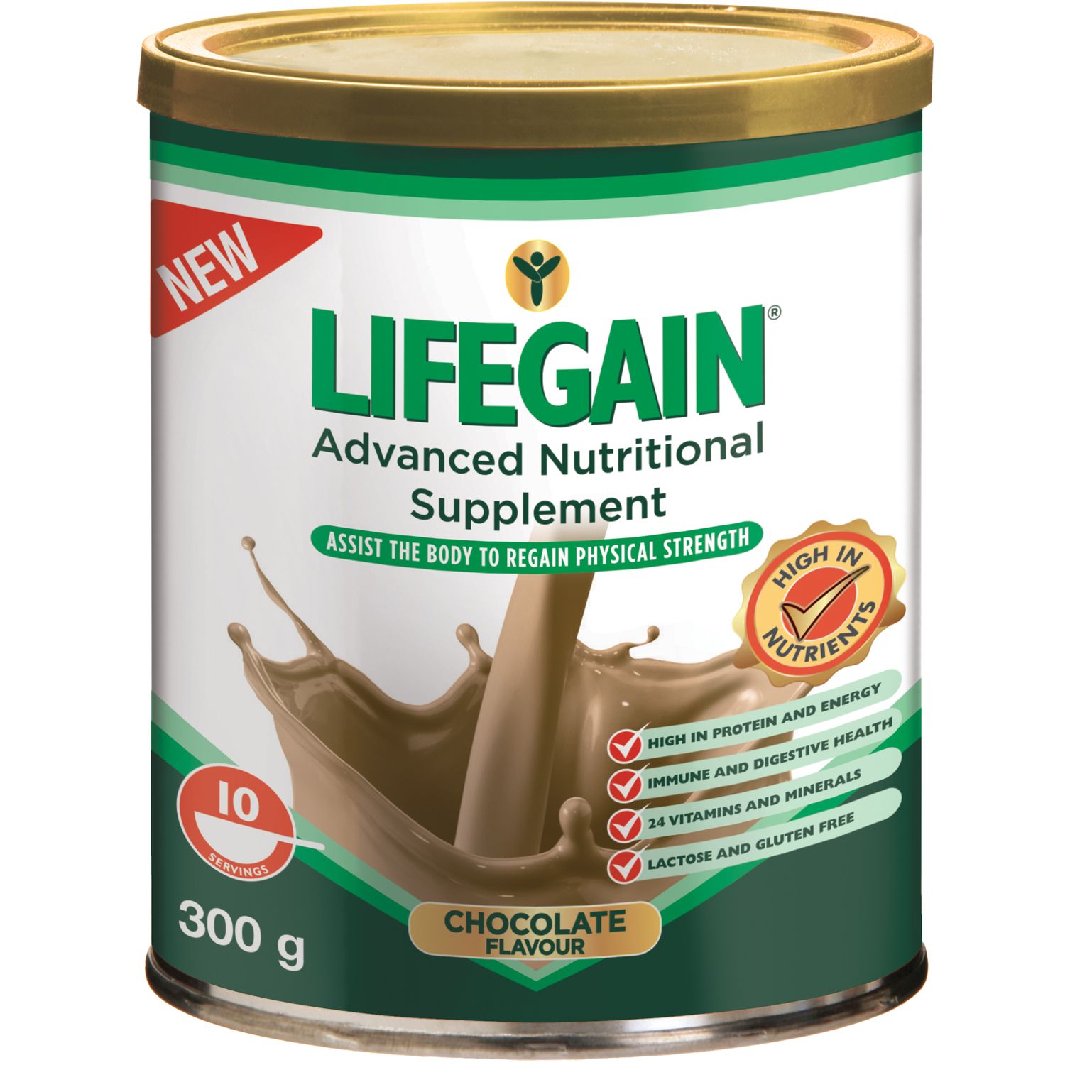 LIFEGAIN CHOCOLATE (GLUTEN FREE) 1KG