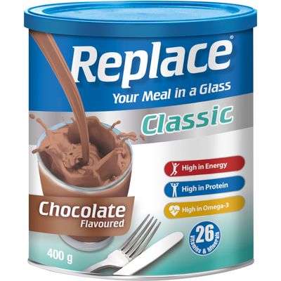 REPLACE CLASSIC CHOCOLATE 400G