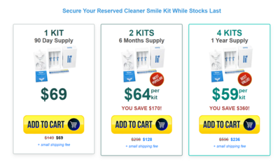 Cleaner Smile Whitening Kit