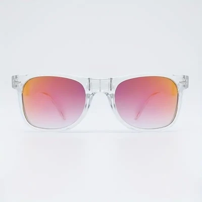 Foldable Retro Style Sunglasses 54-22-135