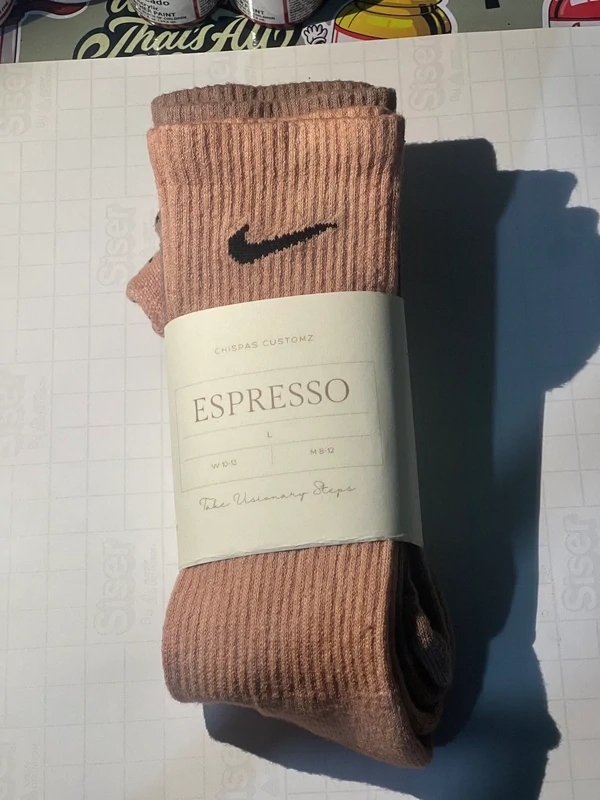 “Espresso” Nike Crew Socks