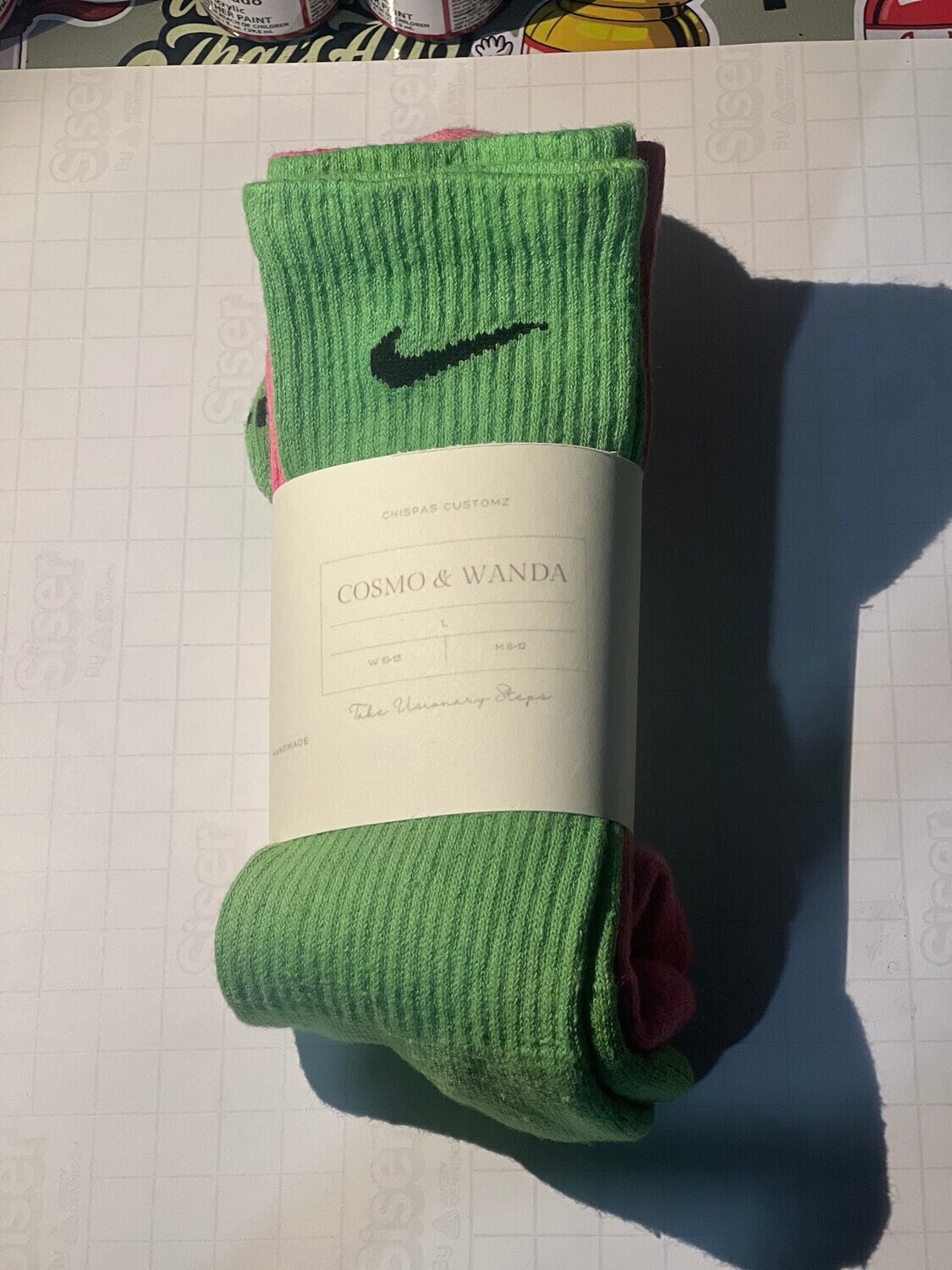 “Cosmo &amp; Wanda” Nike Crew Socks
