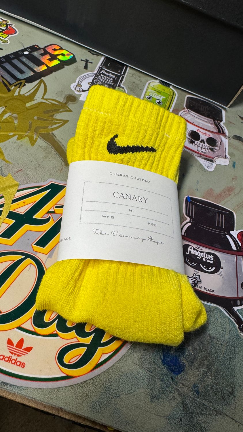 “Canary” Nike Crew Socks
