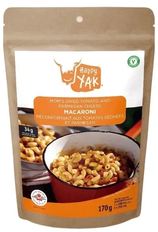 Macaroni aux tomates séchées et parmesan Happy Yak