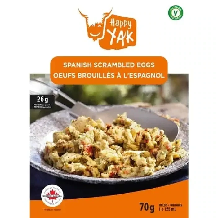 Oeufs brouillés à l&#39;espagnol Happy Yak