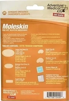 Pansements Moleskin pour les ampoules Adventure Medical Kits