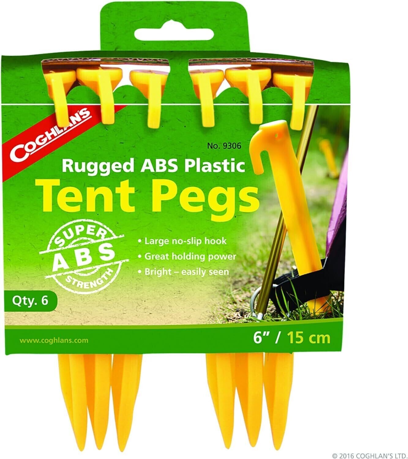Piquets de tente résistant ABS Coghlan&#39;s x6