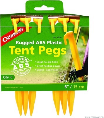Piquets de tente résistant ABS Coghlan&#39;s x6