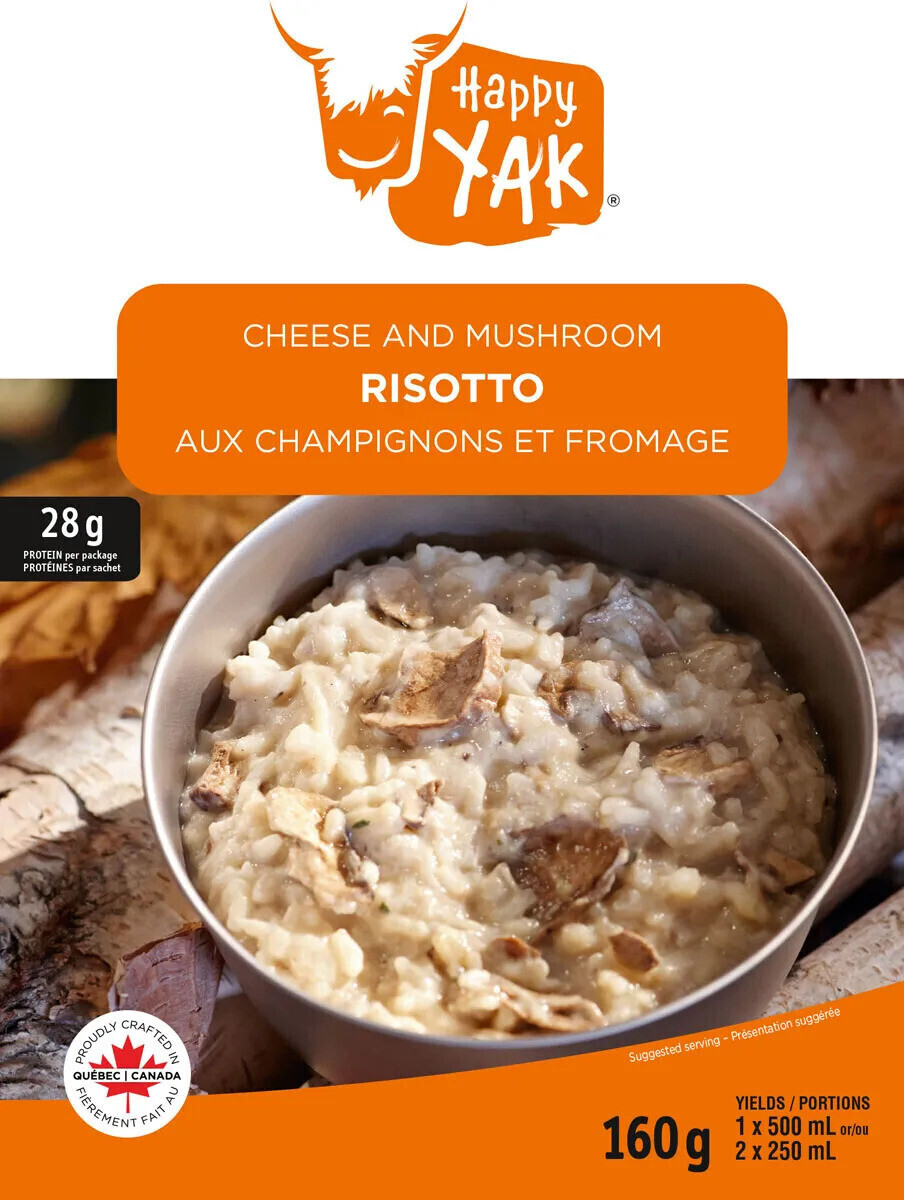 Risotto aux Champignons et Fromage Happy Yak