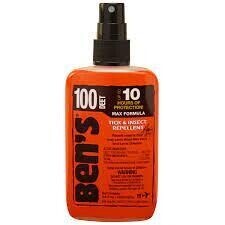 Répulsif contre les Tiques et les Insectes 30 % de DEET Ben's