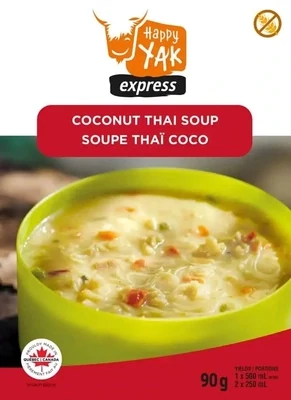 Soupe thaï coco Happy Yak
