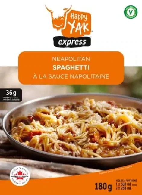 Spaghetti à la sauce Napolitaine Happy Yak