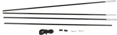 Kit de poteaux de remplacement en fibre de verre World Famous (Longueur 25 5/8&#39;&#39;)