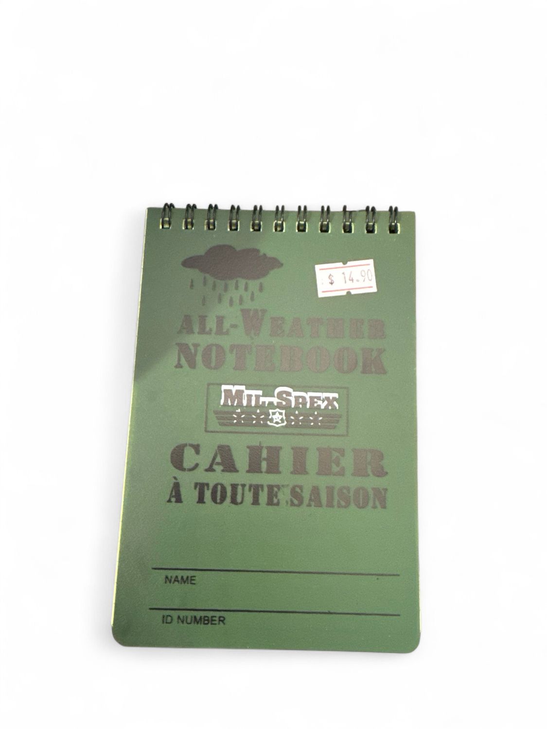 Carnet Imperméable World Famous 4x6