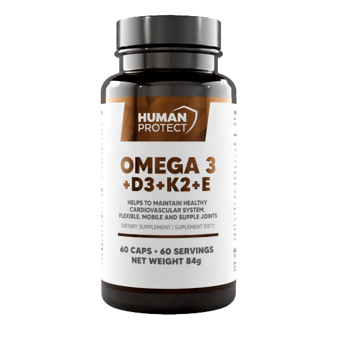 Human Protect Omega 3 +D3+K2+E 60 Tabletten
