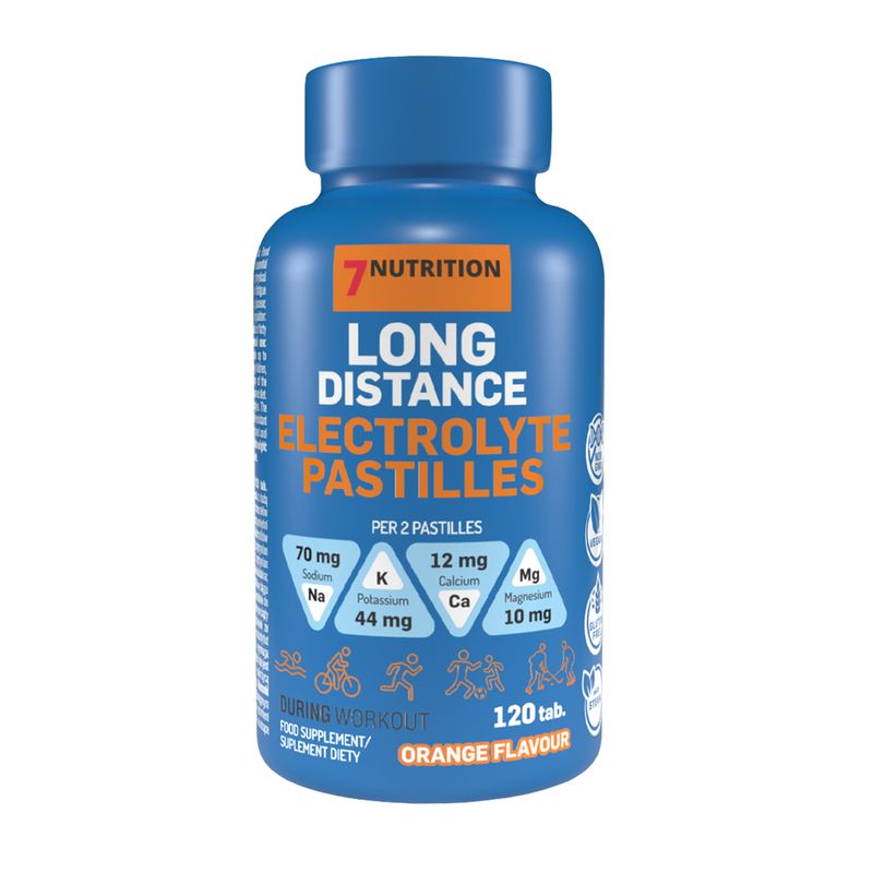 7Nutrition Long Distance Elektrolyte Pastilles 120 Caps