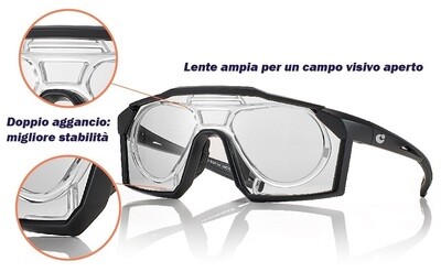 Sports sunglasses with CLIP in mod F0504