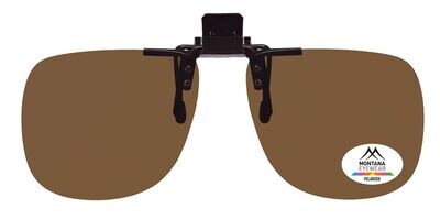 FOLDING Sun Clip on Polarized Montana Brown