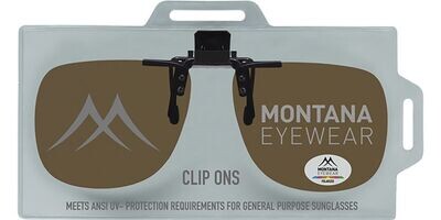FOLDING Sun Clip on Polarized Montana Brown