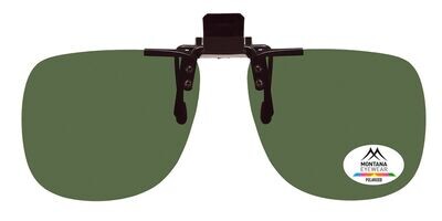 FOLDING Sun Clip on Polarized Montana Green