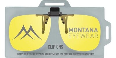 FOLDING Sun Clip on Polarized Montana Yellow