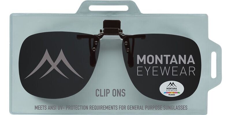 FOLDING Sun Clip on Polarized Montana Grey