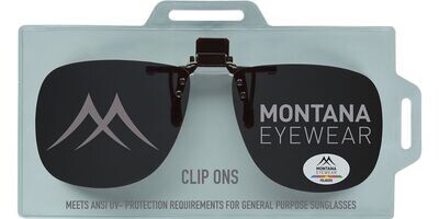 FOLDING Sun Clip on Polarized Montana Grey