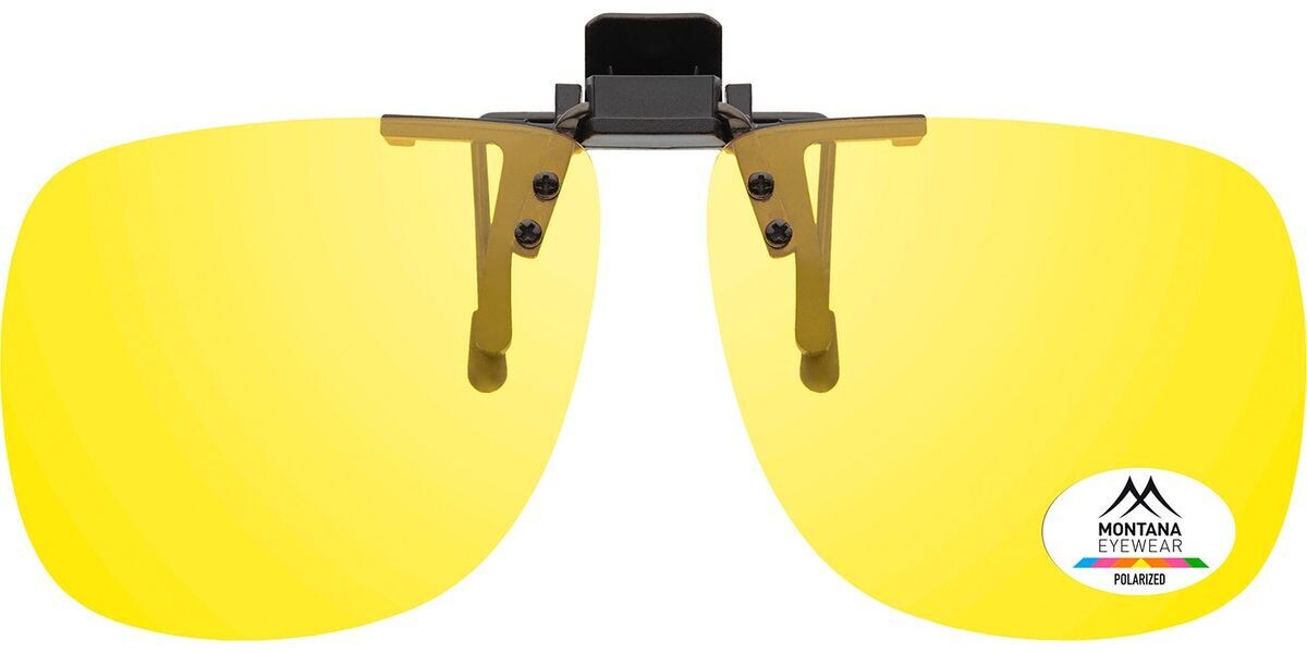 FOLDING Sun Clip on Polarized Montana Yellow