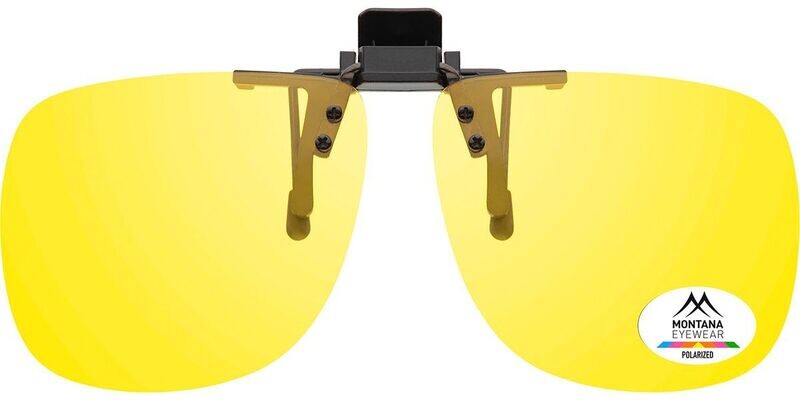 FOLDING Sun Clip on Polarized Montana Yellow