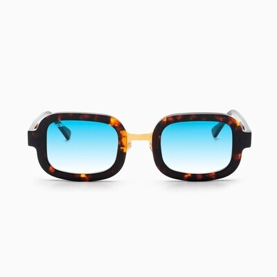 BustOut KUN TORTOISE- GOLD/COBALT