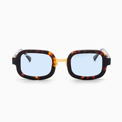 BustOut KUN TORTOISE - GOLD/LIGHT BLUE