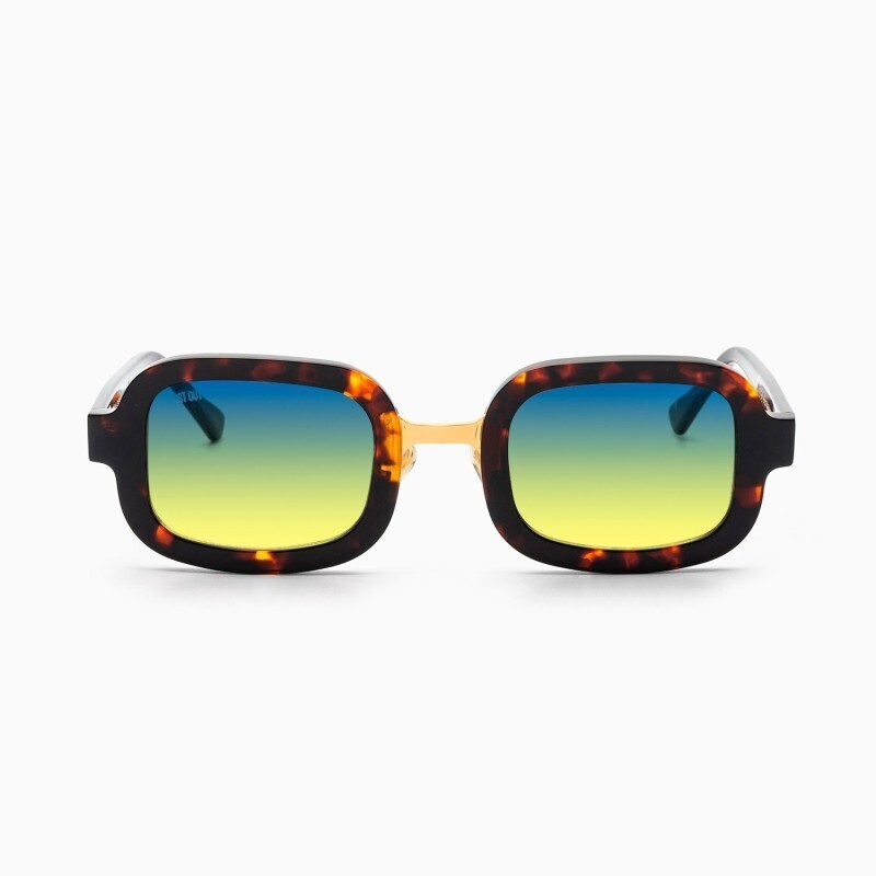 BustOut KUN TORTOISE- GOLD/BLUE - YELLOW
