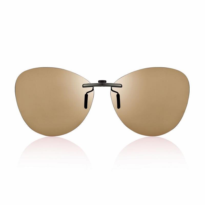 FOLDING Sun Clip on Polarized Centro Style 60 x (h) 50.6 mm