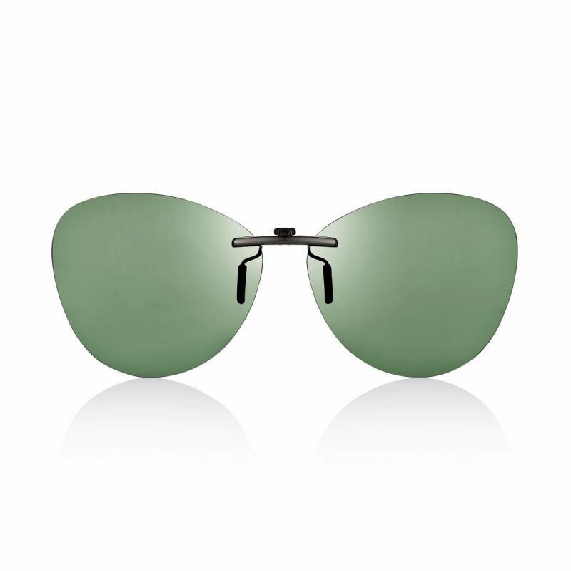 FOLDING Sun Clip on Polarized Centro Style 60 x (h) 50.6 mm