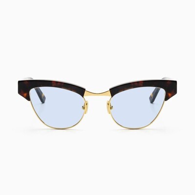 BustOut RIHANNA TORTOISE- GOLD/LIGHT BLUE