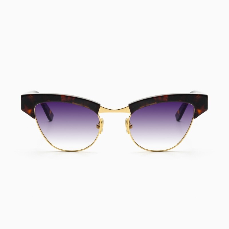 BustOut RIHANNA TORTOISE- GOLD/SMOKE PURPLE