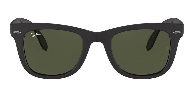 Ray-Ban WAYFARER FOLDING RB 4105 Matte Black/G-15 Classic Green (601S)