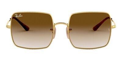 Ray-Ban SQUARE RB 1971 Gold/Brown Shaded (9147/51)
