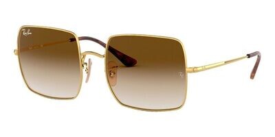 Ray-Ban SQUARE RB 1971 Gold/Brown Shaded (9147/51)