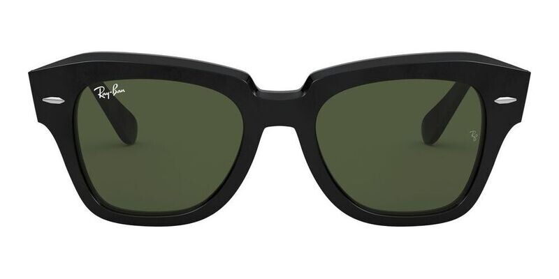 Ray-Ban STATE STREET RB 2186 Black/Green (901/31)