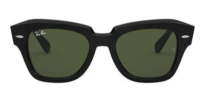 Ray-Ban STATE STREET RB 2186 Black/Green (901/31)
