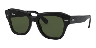 Ray-Ban STATE STREET RB 2186 Black/Green (901/31)