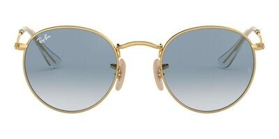 Ray-Ban ROUND METAL RB 3447N Gold/Blue Shaded (001/3F)