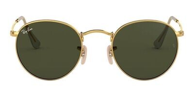 Ray-Ban ROUND METAL RB 3447 Gold/G15 (001)