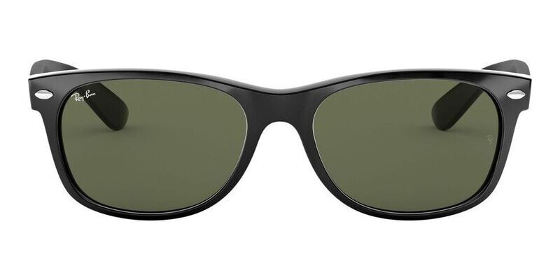 Ray-Ban NEW WAYFARER RB 2132 Black/G-15 Classic Green (901L)