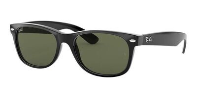 Ray-Ban NEW WAYFARER RB 2132 Black/G-15 Classic Green (901L)