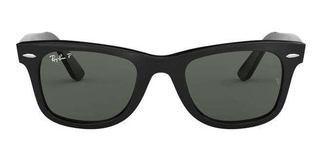Ray-Ban ORIGINAL WAYFARER RB 2140 Black/G-15 Classic Green Polarized (901/58)